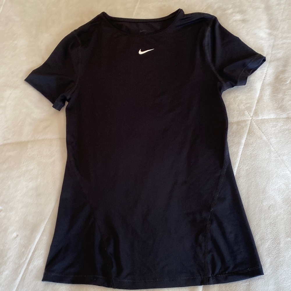 Women’s black Nike dri-fit tee